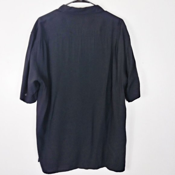 Fuslone Casual button down black size L - Picture 2 of 6